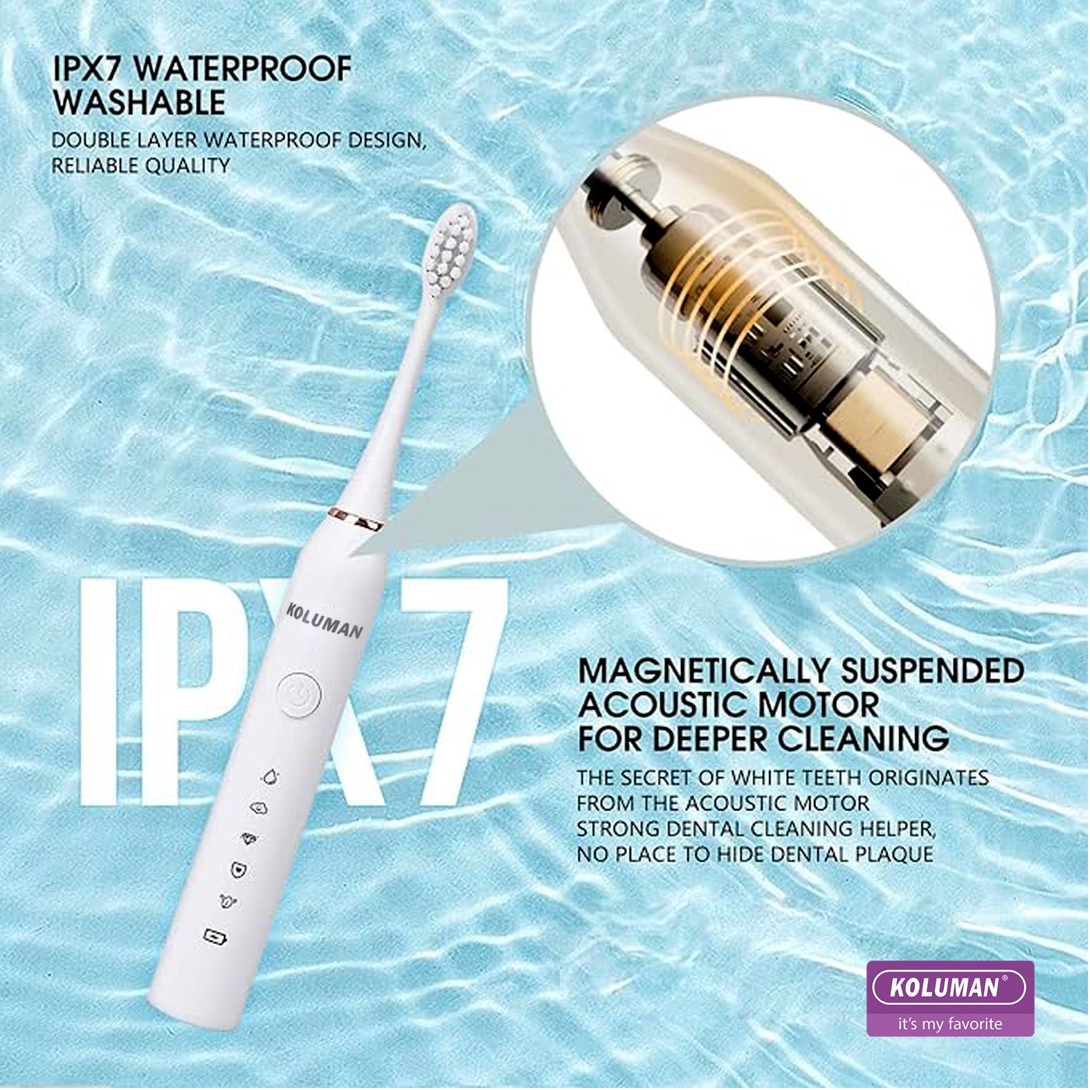 مسواک برقی کلومن مدل ELECTRIC - - 10