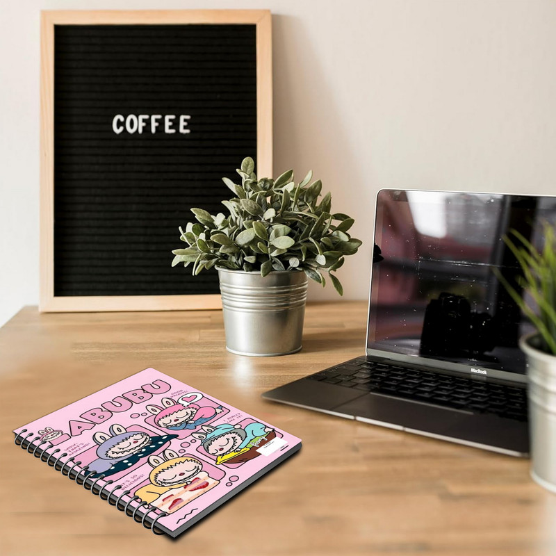 دفتر نقاشی مستر راد مدل لابوبو labubu طرح فانتزی کد fiory 2842