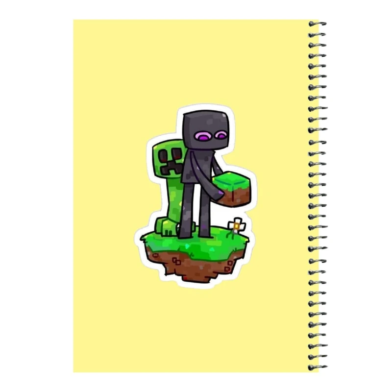 دفتر مشق 80 برگ اس جی مدل ماینکرفت کد۱۶  