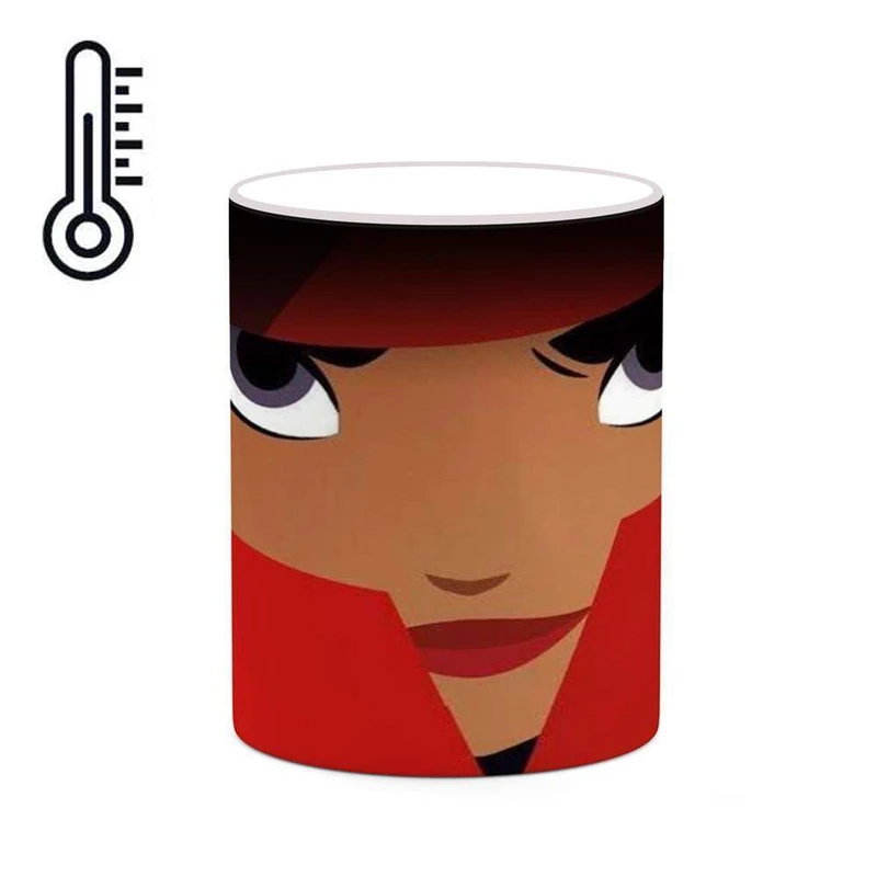 ماگ حرارتی کاکتی مدل کارتون Carmen Sandiego کد mgh22360