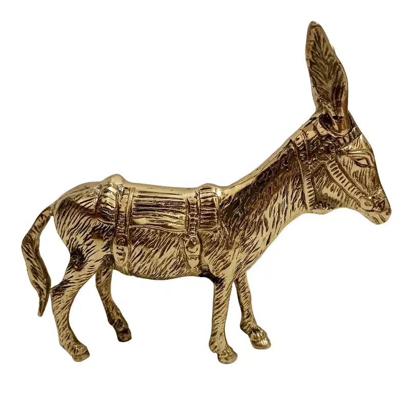 دکوری برنجی مدل الاغ کد H-2020