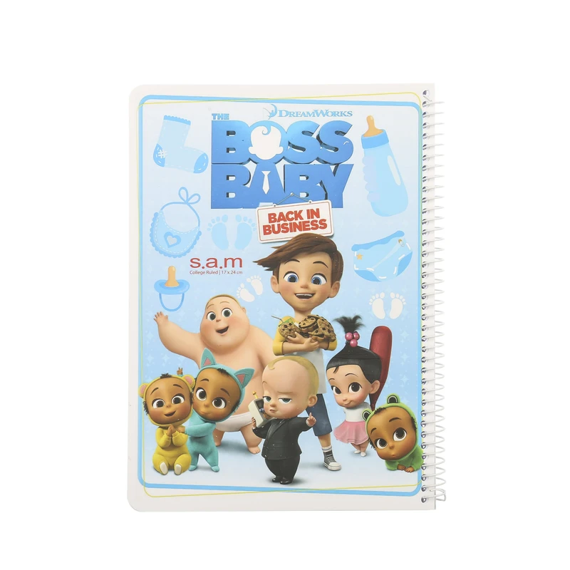 دفتر مشق 40 برگ سم طرح BOSS BABY