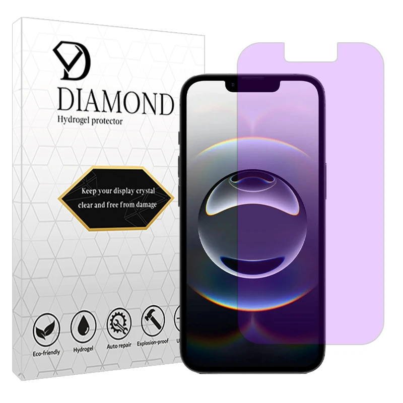 محافظ صفحه نمایش آنتی پرپل دیاموند مدل Eye care مناسب برای گوشی موبایل اپل iPhone 16e
