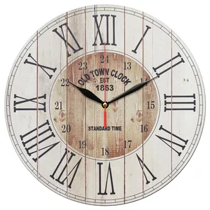 ساعت دیواری طرح چوب کد 1381