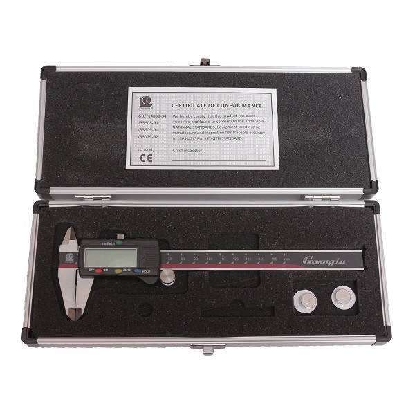 کولیس دیجیتال گوانگلو مدل 111-100 گستره 0 الی 100 میلیمتر