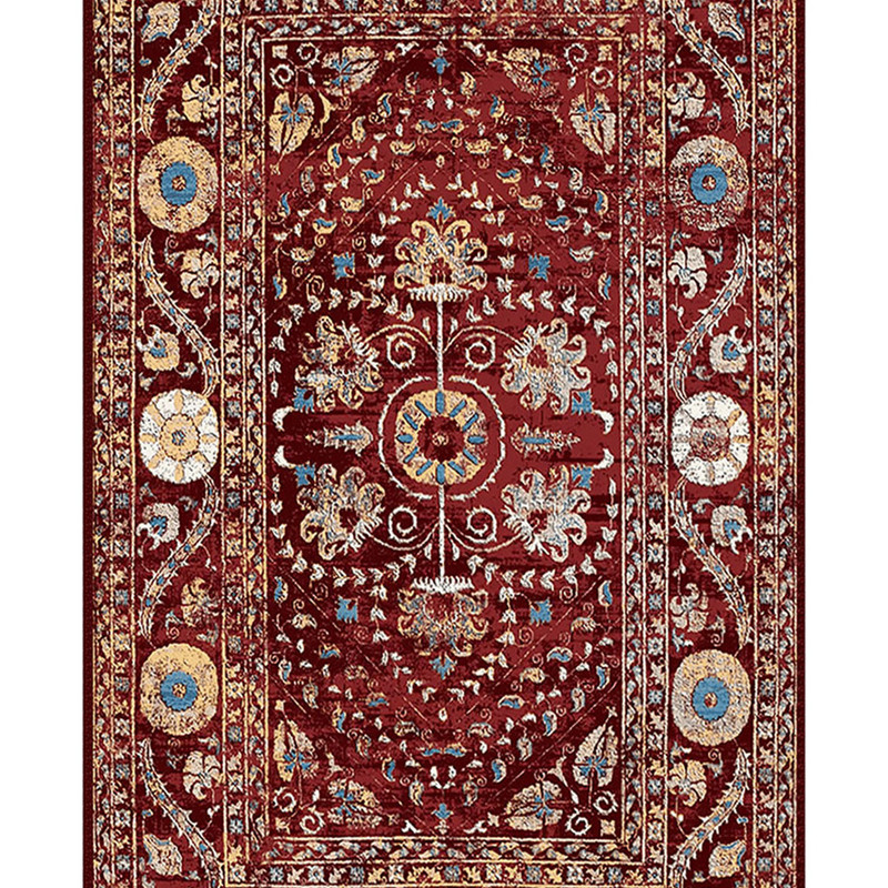 فرش پارچه ای مدل فرشینه زمینه لاکی