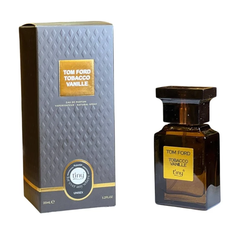 عطر جیبی النترا تاینی مدل Tom Ford Tobacco Vanille با رایحه گرم حجم 35 میلی لیتر عطر جیبی النترا تاینی مدل Tom Ford Tobacco Vanille با رایحه گرم حجم 35 میلی لیتر