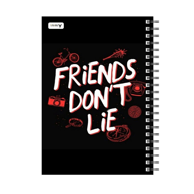 دفتر 120 برگ ویتادل طرح استرنجر تینگز مدل 7