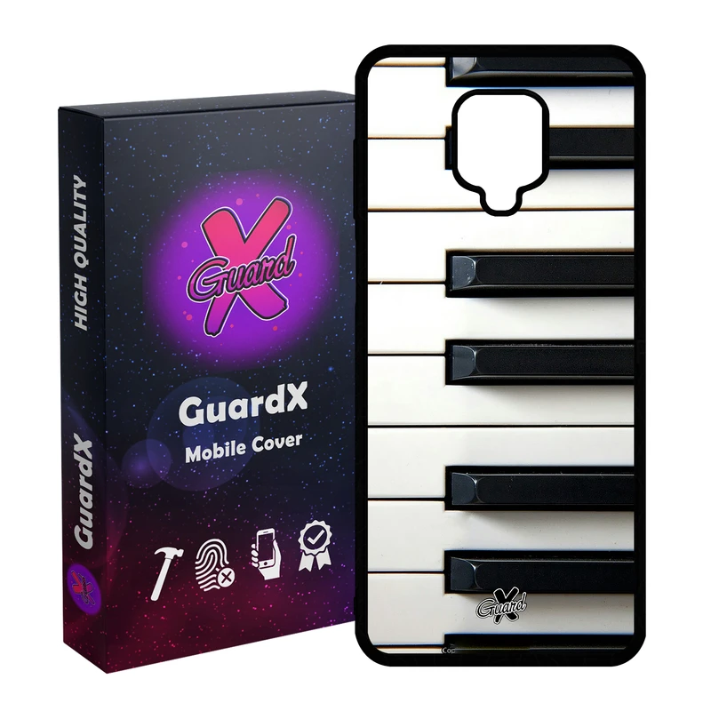 کاور گارد ایکس طرح Piano مدل Glass10101 مناسب برای گوشی موبایل شیائومی Redmi Note 9S / Note 9 Pro / Note 9 Pro Max