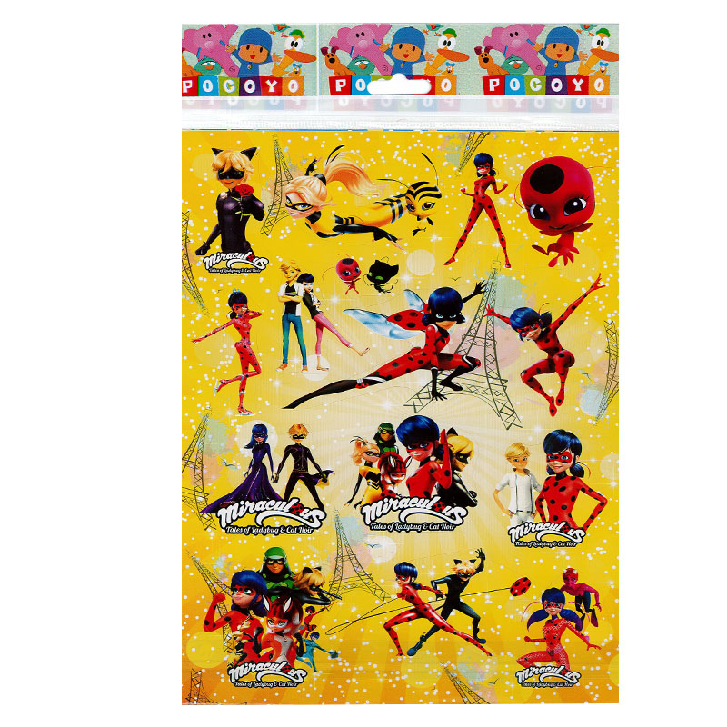 استیکر کودک طرح دختر کفشدوزکی کد ST Y