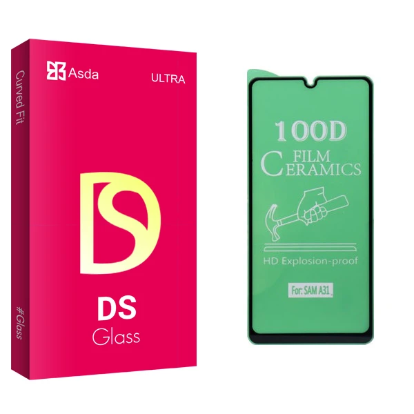 محافظ صفحه نمایش سرامیکی آسدا مدل DS glass مناسب برای گوشی موبایل سامسونگ Galaxy A31