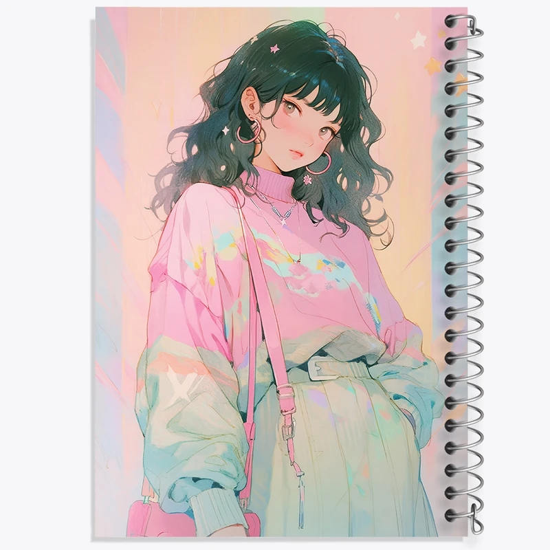 دفتر لیست خرید 50 برگ خندالو طرح دخترانه کد F601