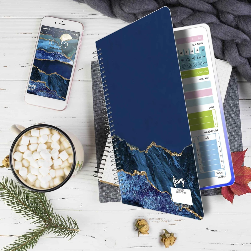 عکس شماره 13 : دفتر برنامه ریزی مستر راد طرح راز موفقیت مدل پلنر روزانه کد fiory 1800