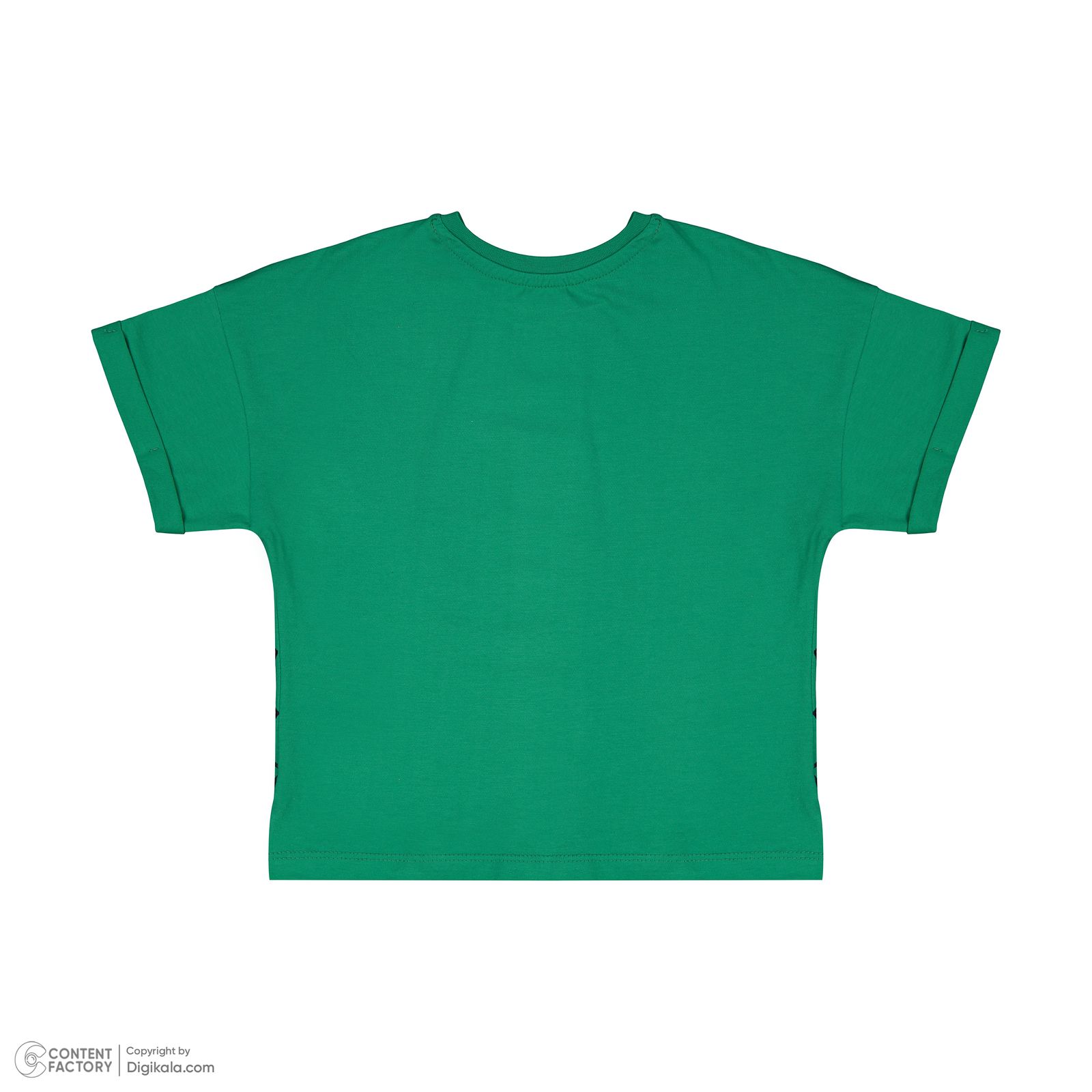 ست تی شرت و شلوارک پسرانه سون پون مدل 13911092 رنگ سبز -  - 4