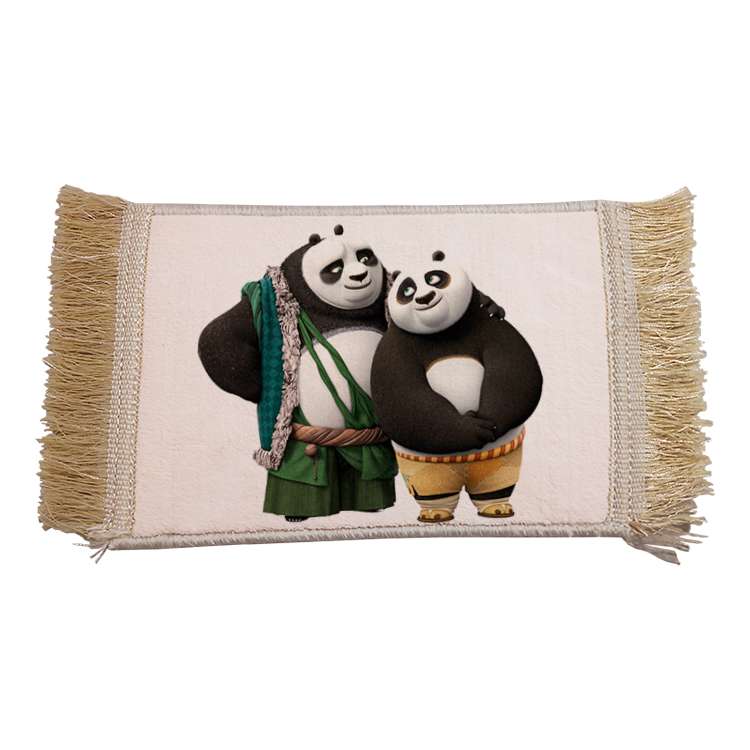 فرش ماشینی دیوارکوب مدل پاندا کونگ فو کار کد 60