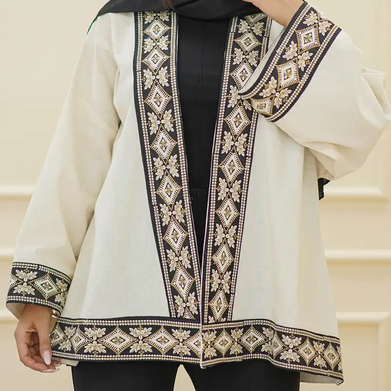 مانتو زنانه السانا مدل برکه کد 184201