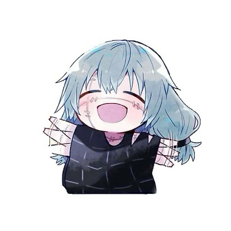 استیکر لپ تاپ و موبایل مدل انیمه طرح جوجوتسو کایسن ماهیتو Jujutsu Kaisen Mahito کد 4468