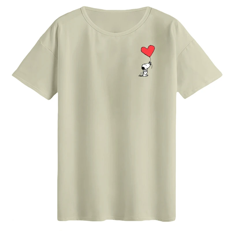 تی‌شرت لانگ آستین کوتاه زنانه مدل اسنوپی کد ۲۹