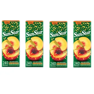 آبمیوه هلو سان استار -240 میلی لیتر بسته 4عددی