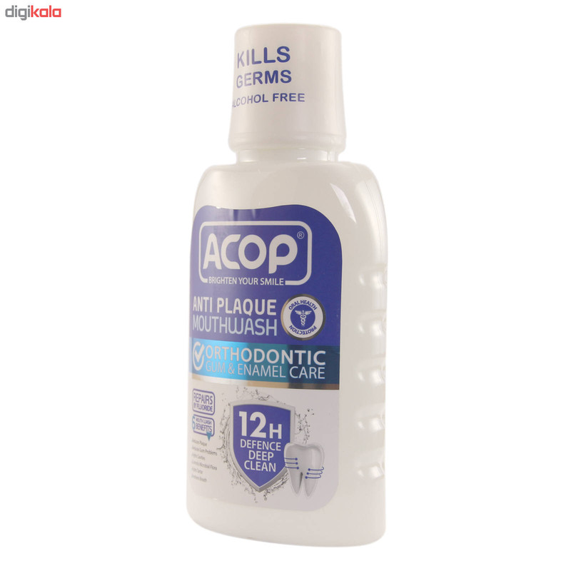 دهان شویه اکوپ مدل ارتودنسی حجم 300 میلی لیتر