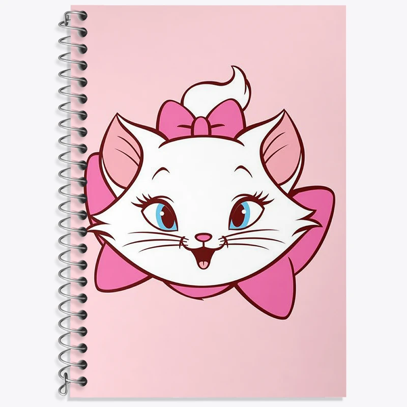 دفتر نت موسیقی 50 برگ خندالو طرح گربه ماری (Marie) کد N1825