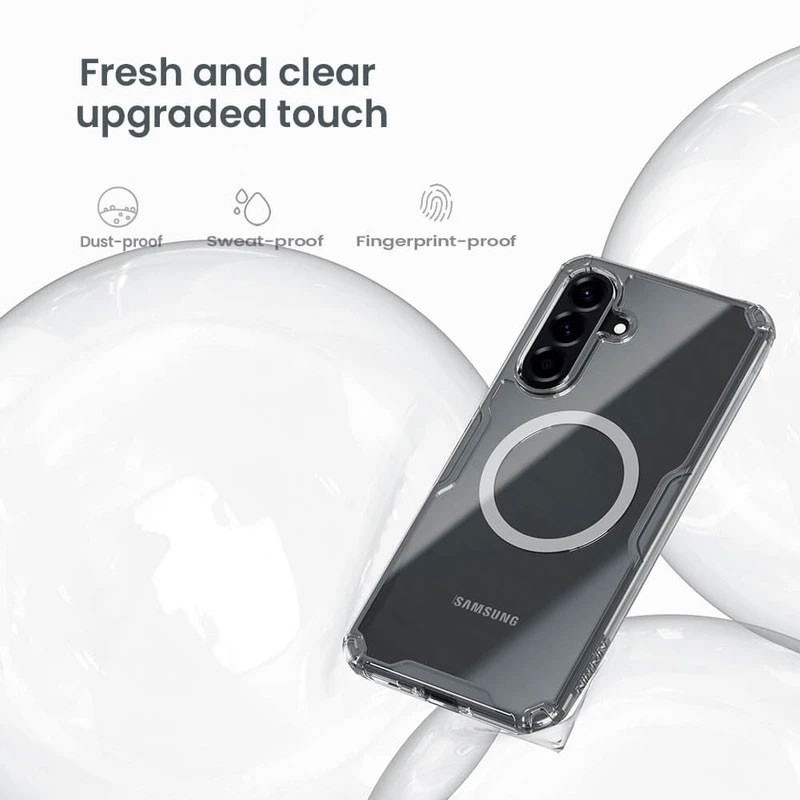 کاور نیلکین مدل Nature TPU Pro Magnetic مناسب برای گوشی موبایل سامسونگ Galaxy A56/A37/A36