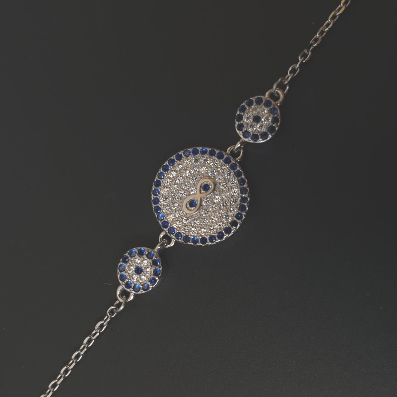 دستبند نقره زنانه مدل B77 دستبند نقره زنانه مدل B77