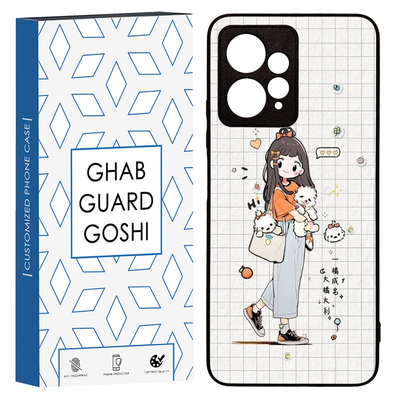 کاور قاب گارد گوشی طرح دخترانه کد TPU-221 مناسب برای گوشی موبایل شیائومی Redmi Note 12 4G