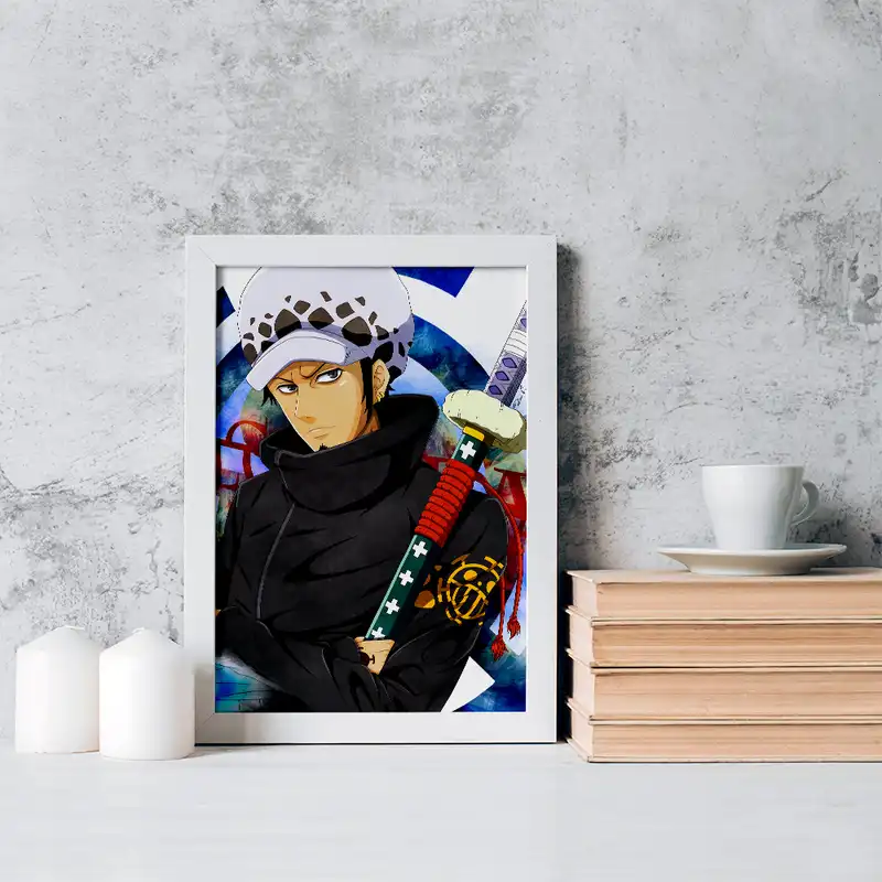 تابلو خندالو مدل ترافلگر انیمه وان پیس One Piece کد 17261