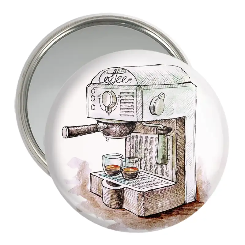 آینه جیبی خندالو مدل دستگاه قهوه ساز کد 27617