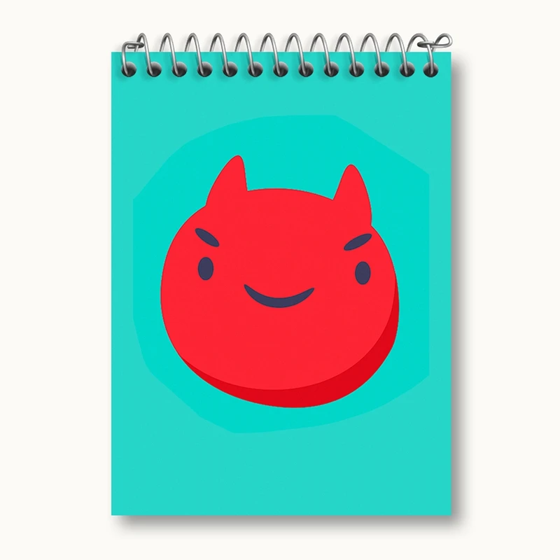 دفتر یادداشت 50 برگ خندالو مدل ایموجی Emoji کد 3012