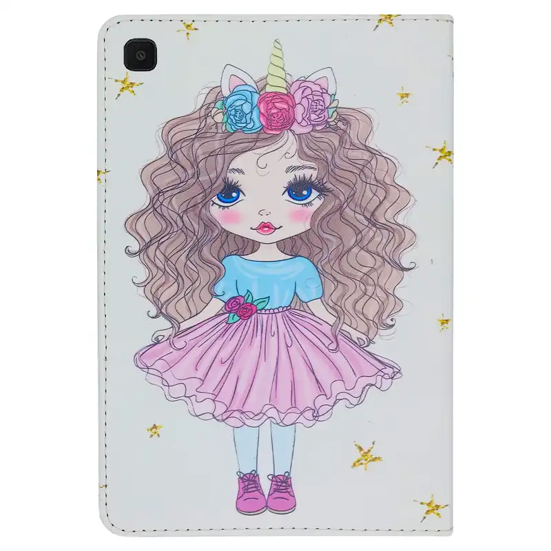 کیف کلاسوری طرح دختر فانتزی کد TB277 مناسب برای تبلت سامسونگ Galaxy Tab A 10.1 2019 T510 / T515