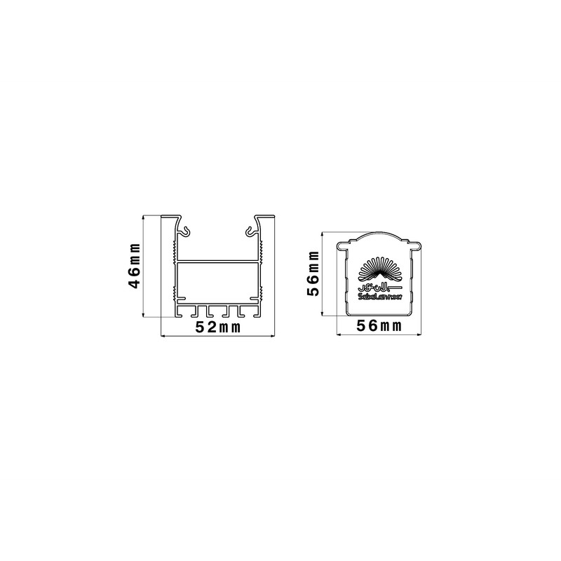 چراغ خطی ال ای دی 48 وات سبلان نور مدل کیا SN-126-120-48
