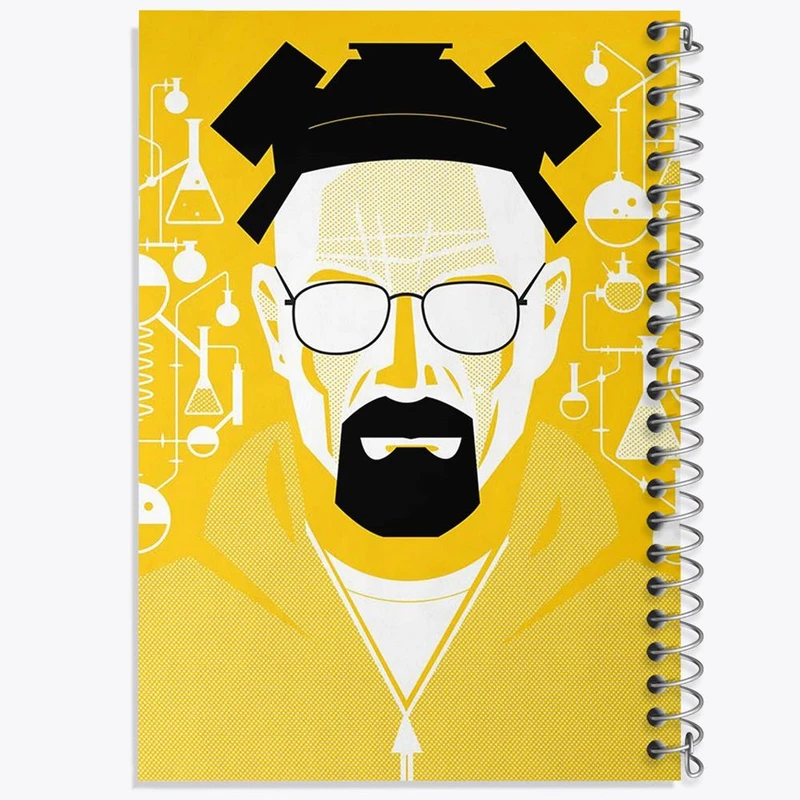 دفتر شطرنجی 50 برگ خندالو طرح سریال بریکینگ بد Breaking Bad کد 13289