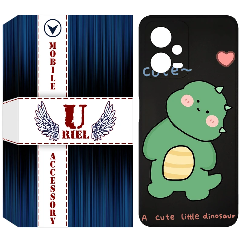 کاور یوریل مدل KSH کد 3 طرح دایناسور مناسب برای گوشی موبایل شیائومی Redmi Note 12 5G / Poco X5