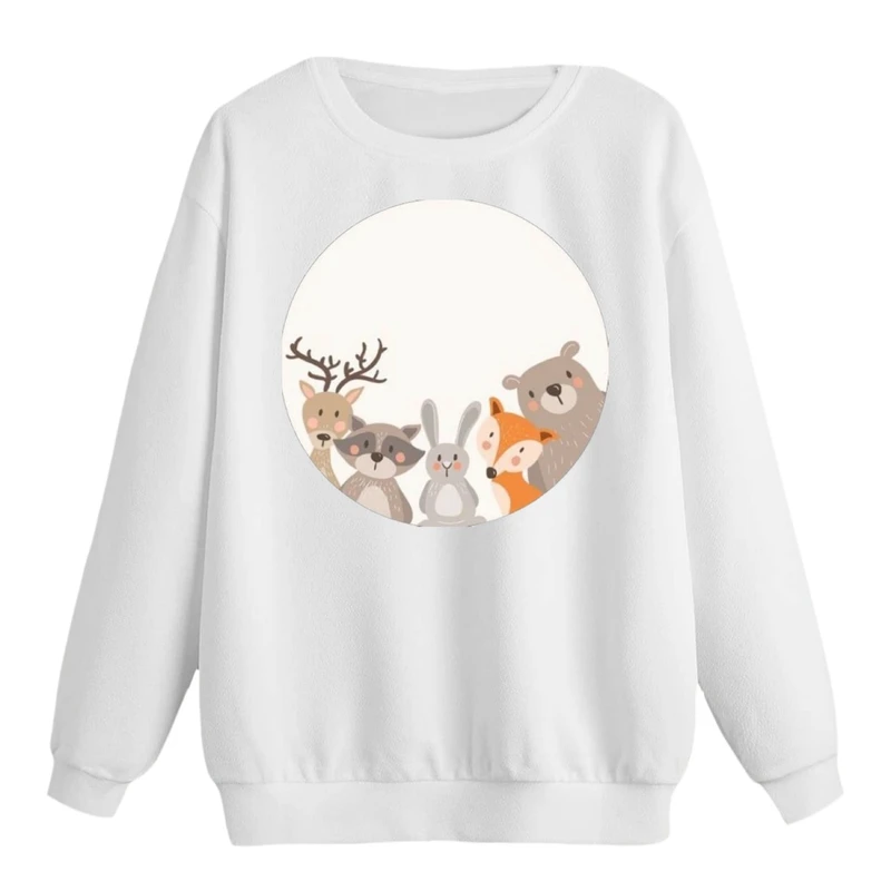 سویشرت زنانه مدل دوستان بامزه کد p1  