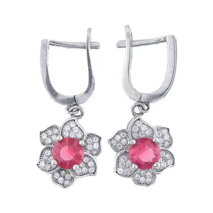 گوشواره نقره زنانه آمیتیس مدل AMT-G023