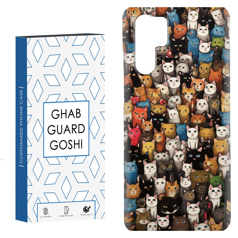 کاور قاب گارد گوشی طرح گربه کد Dimo-293 مناسب برای گوشی موبایل هوآوی P30 Pro