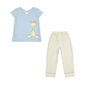 ست تی شرت و شلوار دخترانه ناربن مدل 1521378-51