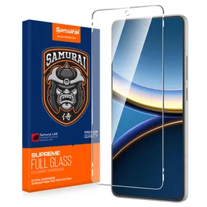 Samurai glass screen protector Invisiglass model suitable for Xiaomi Poco F7 Pro