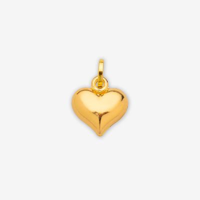 آویز گردنبند طلا 18 عیار زنانه طلای صداقت طرح قلب کد PE-GH1