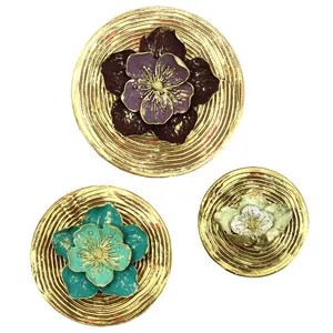 دیوارکوب طرح گل کد 18-18 مجموعه 3 عددی 