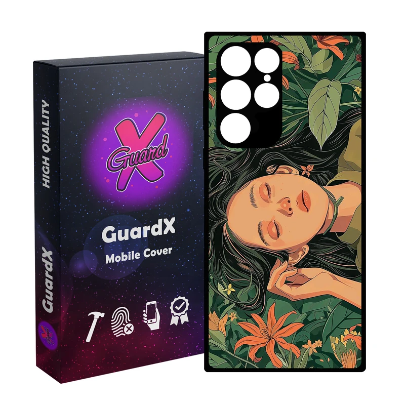 کاور گارد ایکس طرح دختر مدل 10789 مناسب برای گوشی موبایل سامسونگ Galaxy S23 Ultra
