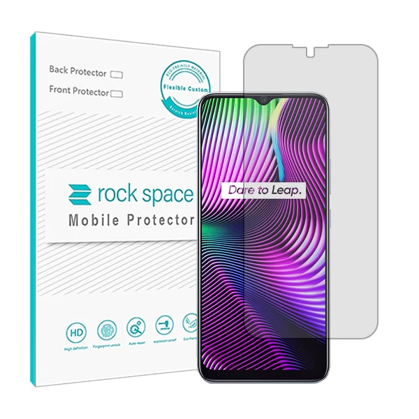 محافظ صفحه نمایش شفاف راک اسپیس مدل HyGEL مناسب برای گوشی موبایل ریلمی 7i Global RMX2193