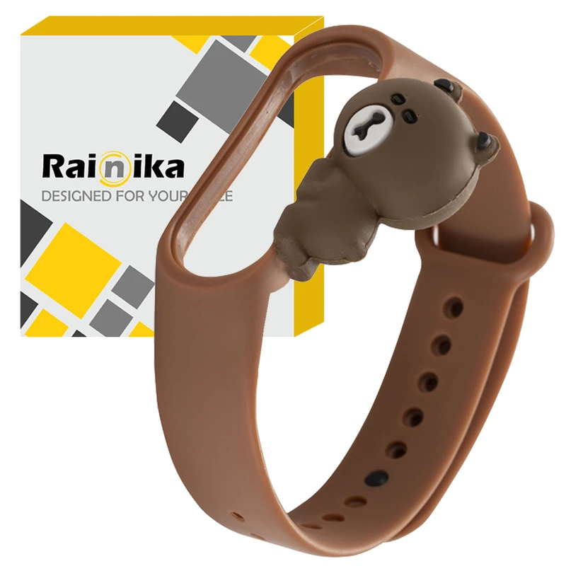 بند رینیکا مدل Teddy Bear 33 مناسب برای مچ بند هوشمند شیائومی Mi Band 3