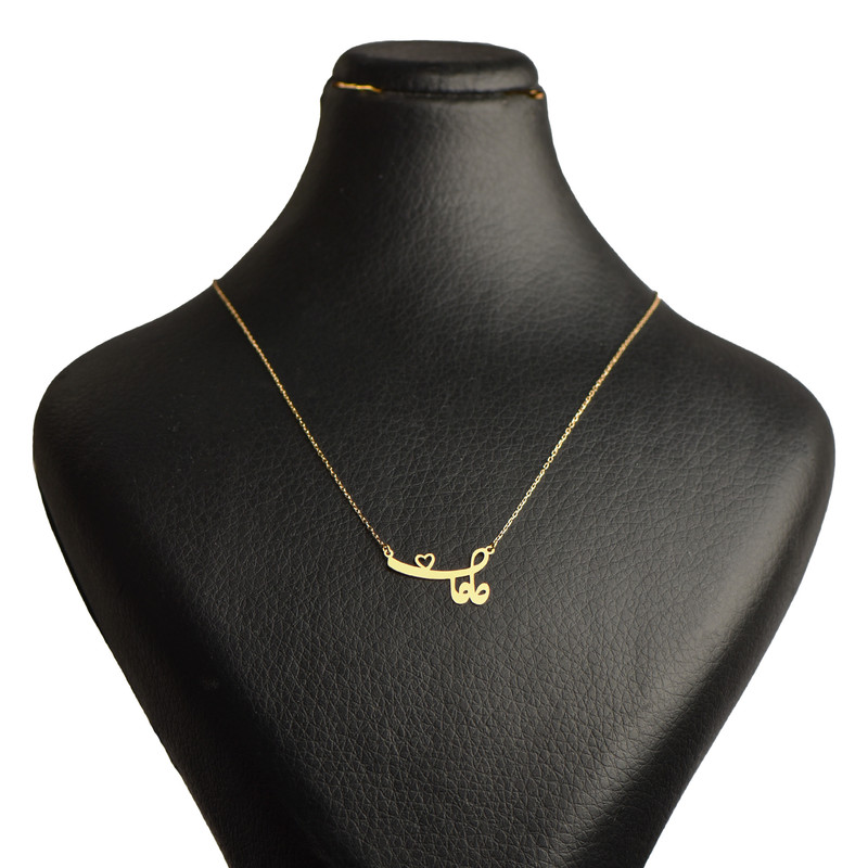 گردنبند طلا 18 عیار زنانه فرشته مدل مامان کد WNLZ-000675