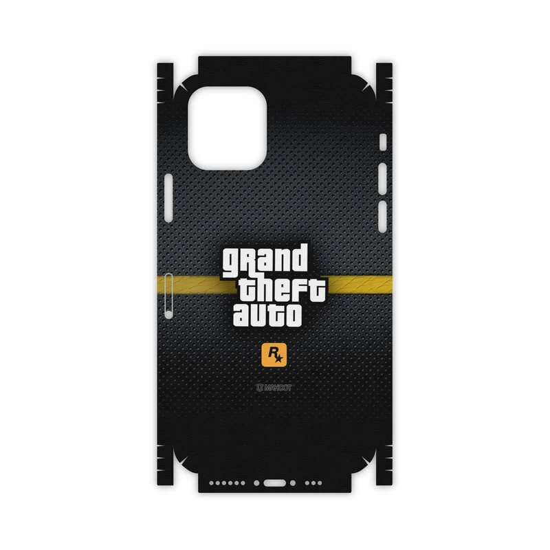 برچسب پوششی ماهوت مدل GTA-Game-FullSkin مناسب برای گوشی موبایل اپل iPhone 11 Pro Max