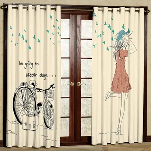 پرده مدل دختر مخمل پانچی کد 1160L سایز 140x280 سانتی متر