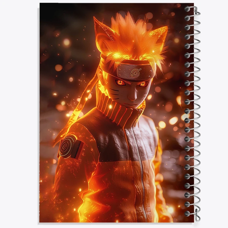 دفتر مشق 100 برگ خندالو طرح انیمه ناروتو (Naruto) کد F2842