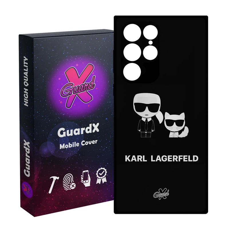 کاور گارد ایکس طرح گل مدل Glass10423 مناسب برای گوشی موبایل سامسونگ Galaxy S23 Ultra